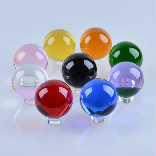 100mm Clear Crystal Sphere Ball for Home Office Decoration