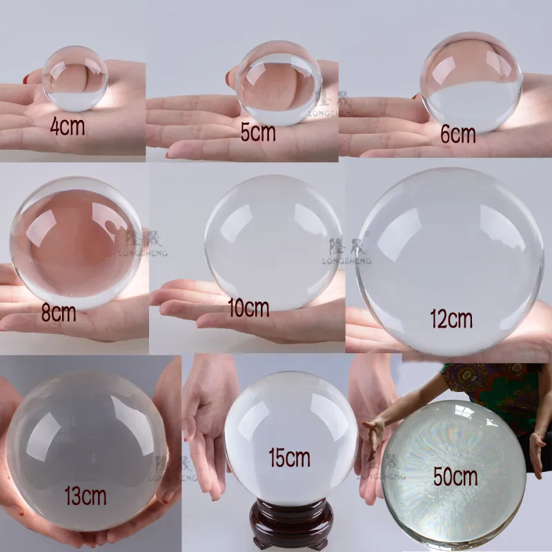 100mm Clear Crystal Sphere Ball for Home Office Decoration