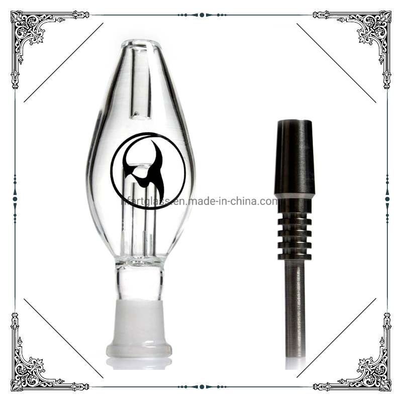 14mm Female Mini Nectar Collector with a Titanium Nail for Smoking Pipes