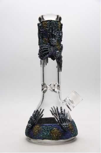 15 Inches Dark Wizard Beaker Glass Water Pipes Smoking Waterpipe