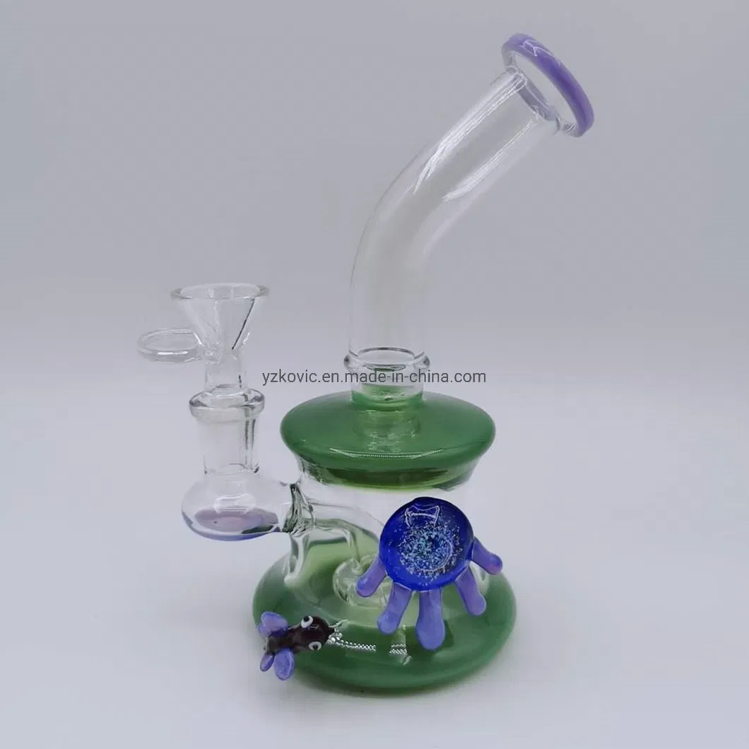2020 Hot Sale Glass Water Pipes Black Dragonfly Hookah Pure Manual Glass Smoking Pipes Shisha