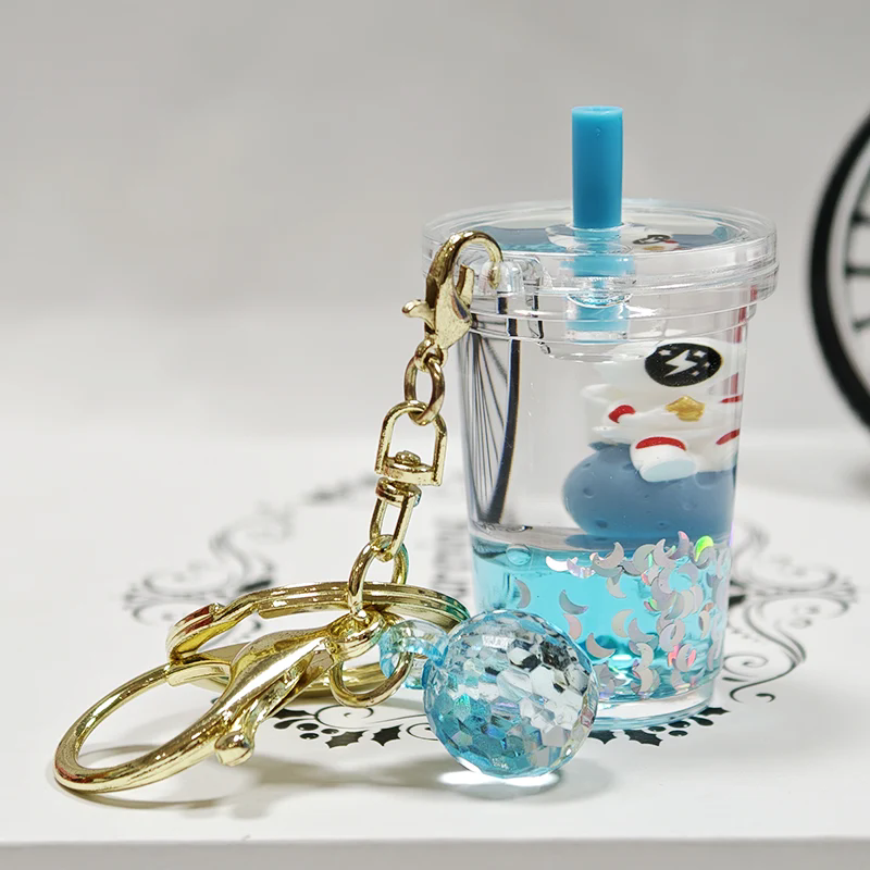 How Can a Liquid Milk Tea Cup Keychain Enhance Your Everyday Style?