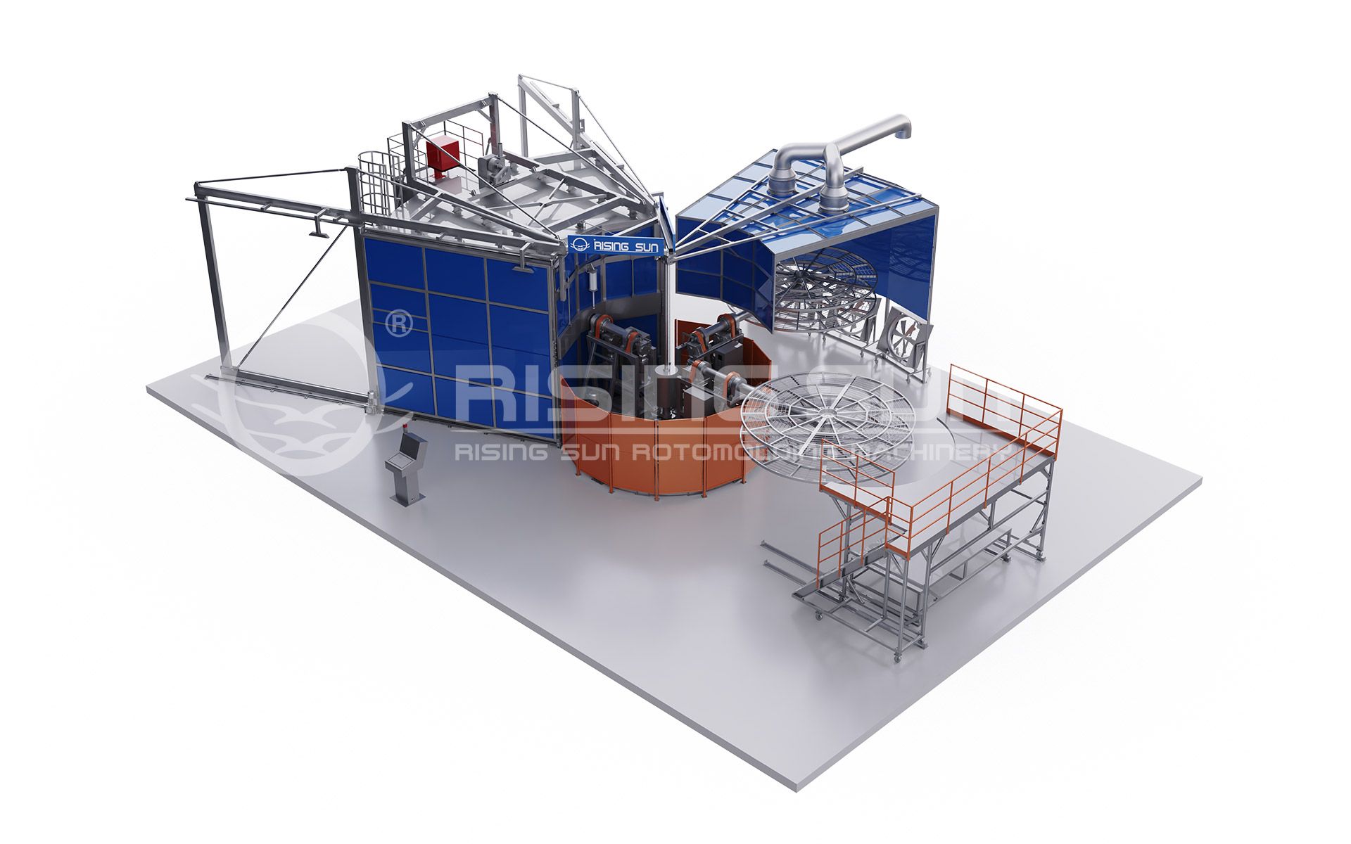 Top 10 Stationary Oven Carousel Rotomolding Machines for Reliable Production
