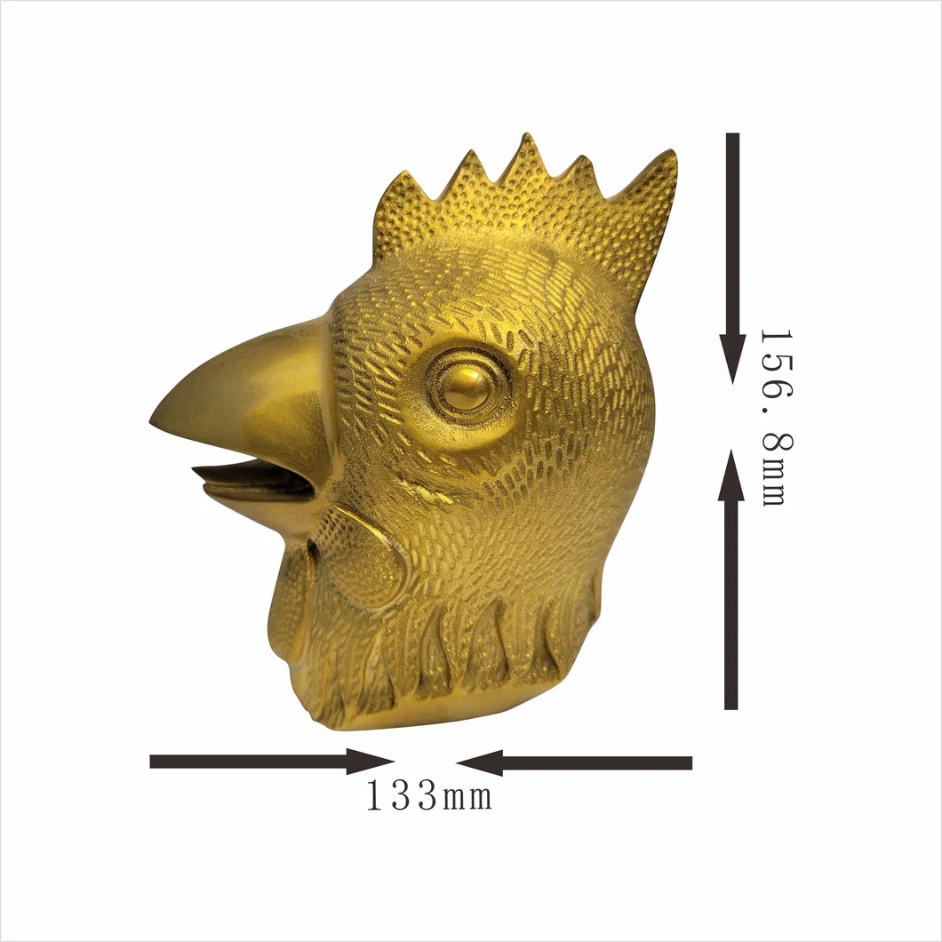 3D Cast Iron Rooster Wall Art Decoration for Home Decor