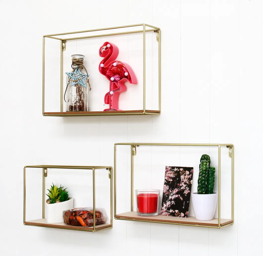 3pk Nested Wall Storage Shelf 40X27.5X9.5cm Home Decor Craft, Home Decoration, Home Decor, Metal Art, Wall Art
