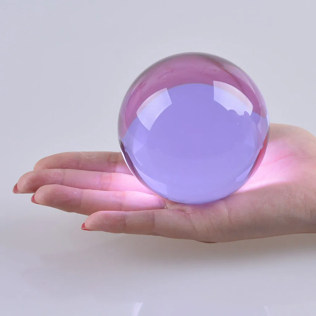 80mm 8cm Clear Quartz Crystal Sphere Solid Glass Balls Decorations