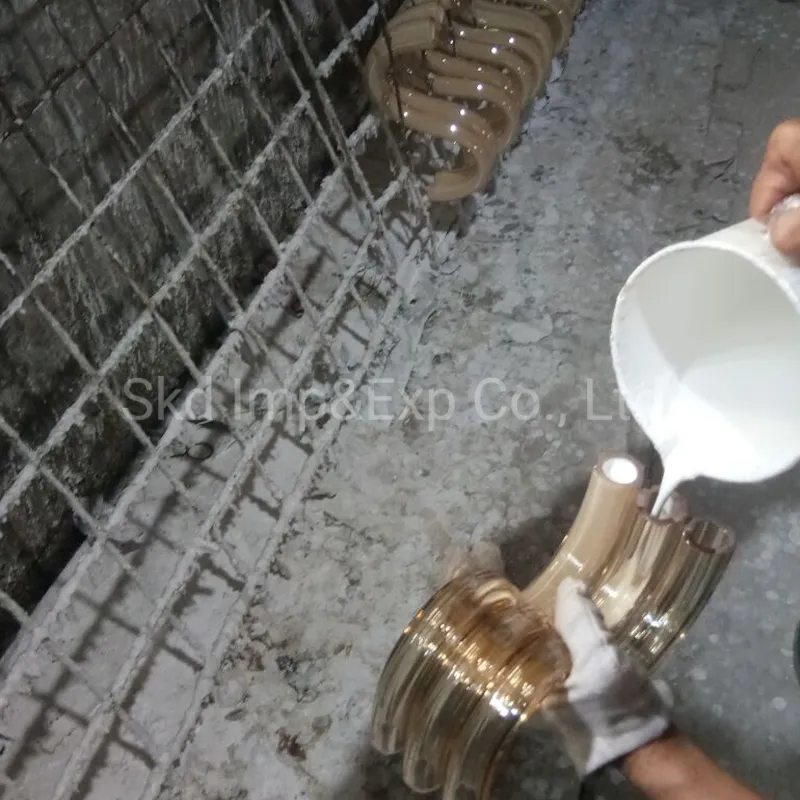 9 Inch Amber Rope Glass Arms for Chandelier Lamp Replacement