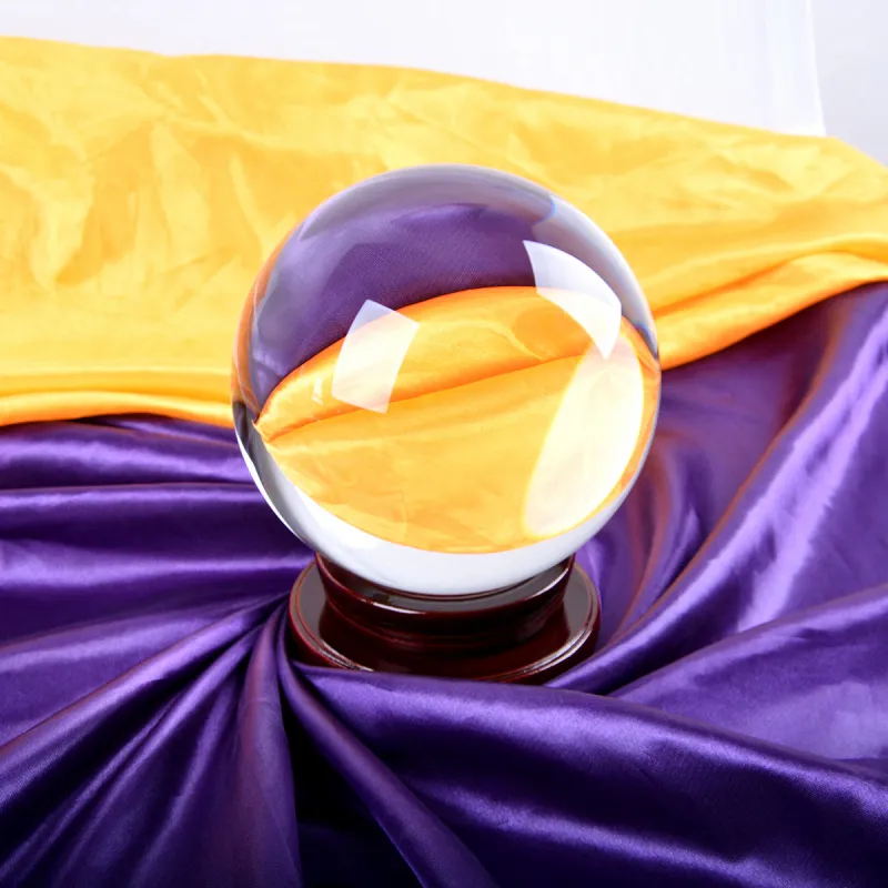 AAA Top Quality Transparent Glass Crystal Ball Sphere Lucky Decoration