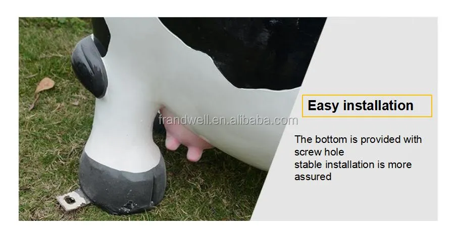 Amusement Park Decoration Life Size Fiberglass Animal Chairs with Factory Price