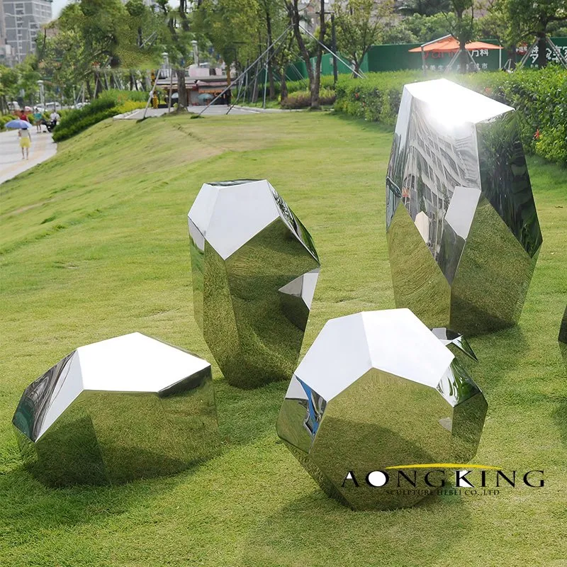 Art Large Ball Statue Stainless Steel Sphere Fountains for Decoration