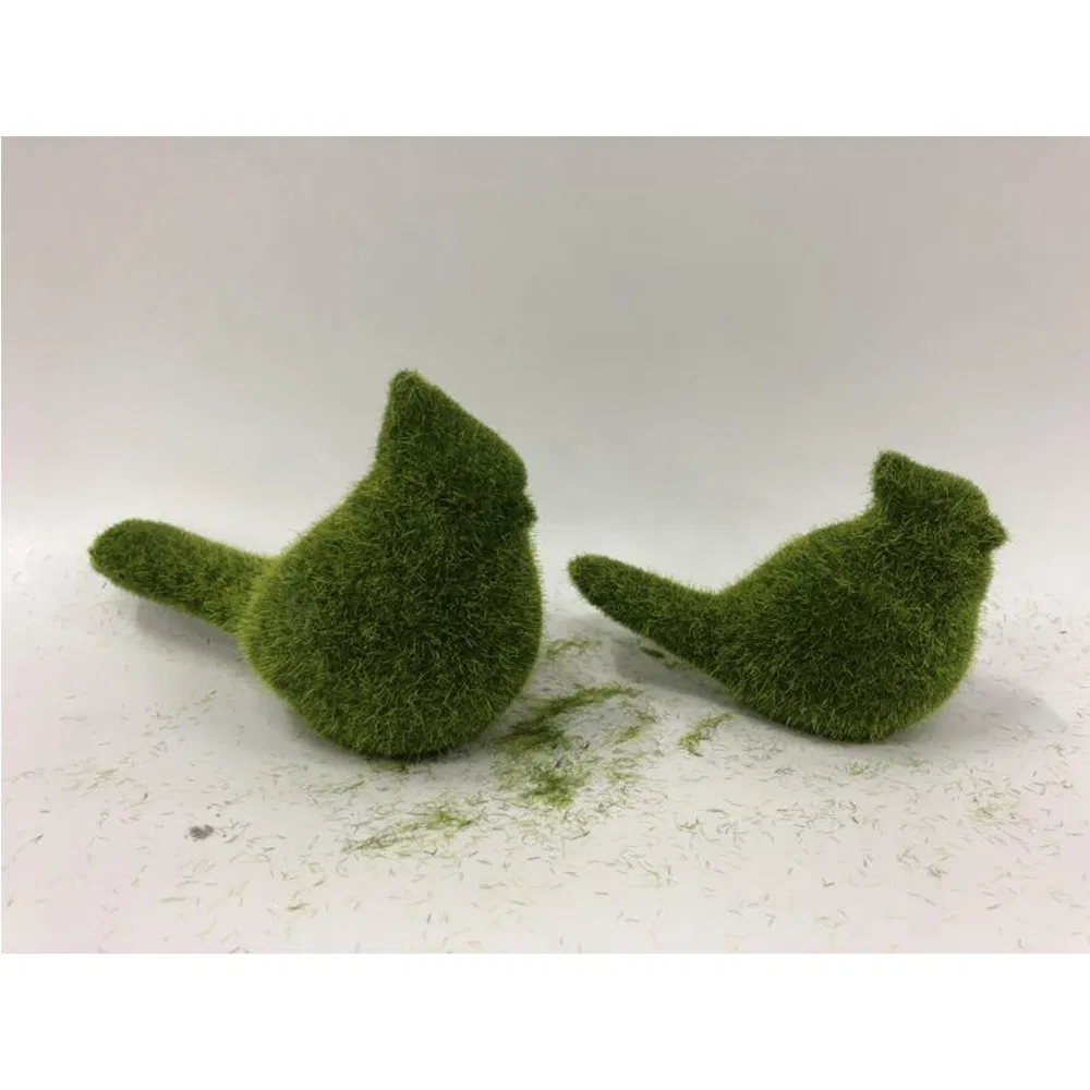 Artificial Moss Bird Simulation Lichen Animal Tufting Plant Home Decorative
