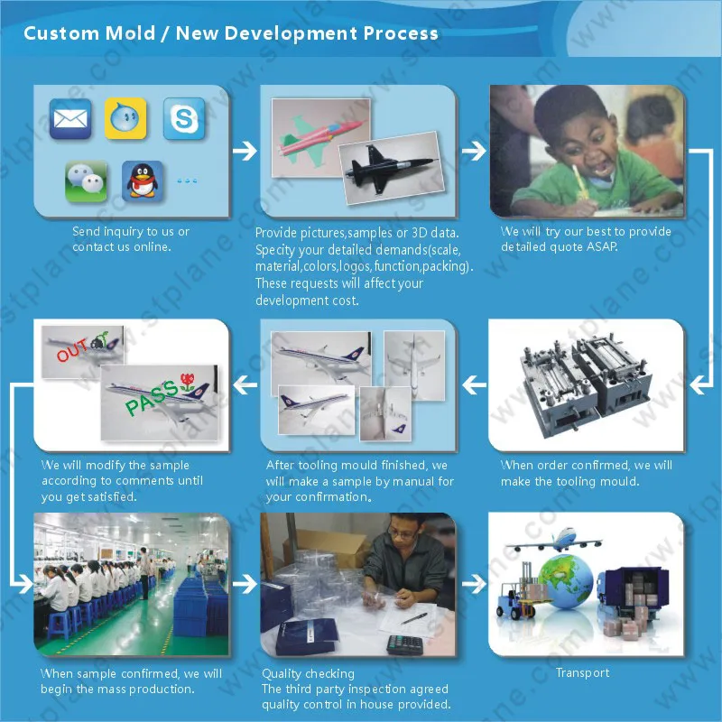 B757 Boeing Model Yto Cargo Airlines 47cm Boeing 757 for Sale