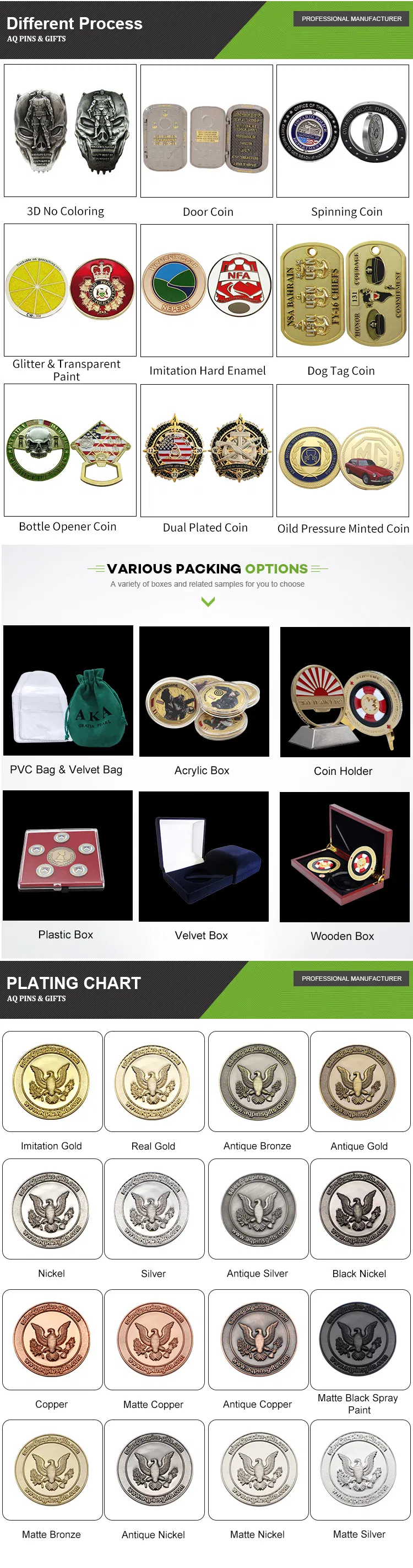 Beautiful Brass Coin with Logo on Both Side for Crafts Swholesale (coin-146)