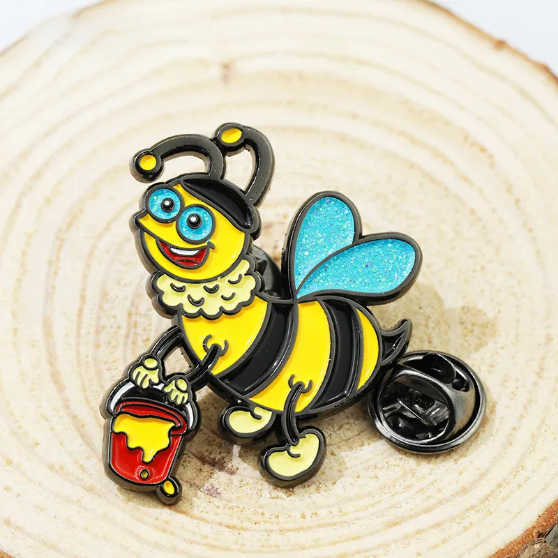 Bee Lapel Pins Custom Animal Pin Personalized Enamel Pins