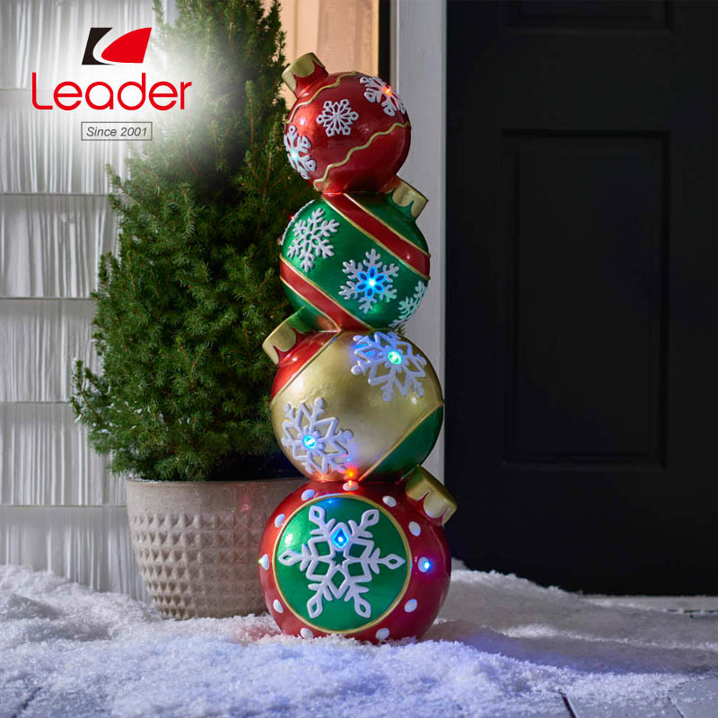 BSCI Audited Factory Winter Wonder Lane LED Nutcracker Statuary for Chrstmas Decor