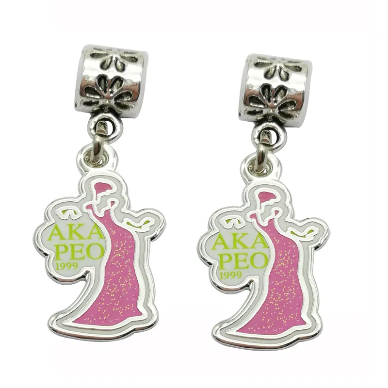 Castle Shape Cartoon Aluminum Badge Metal Hard Enamel Charm (05)
