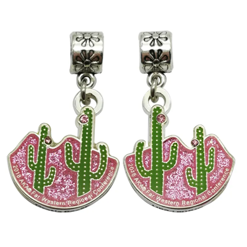 Castle Shape Cartoon Aluminum Badge Metal Hard Enamel Charm (05)