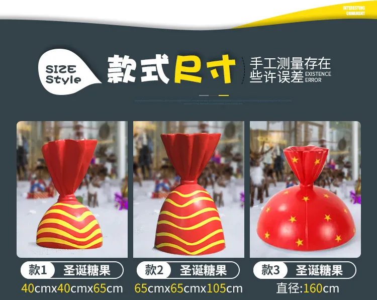 Cheap Price Fiberglass Ice Cream Cone Decoration Statue for Shopping Mall