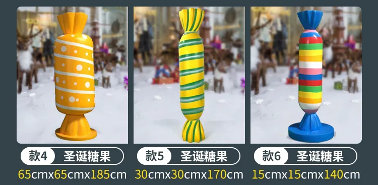 Cheap Price Fiberglass Ice Cream Cone Decoration Statue for Shopping Mall