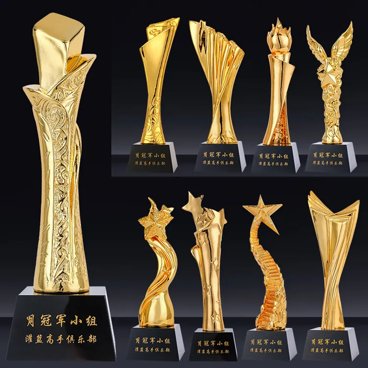 China Factory Custom Crystal Metal Metal Zinc Alloy for Sport Trophies