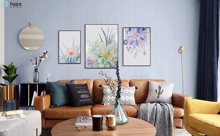 Chinese Succulent Plant Art Wall Painting From Factory Supply (MR-YB6-2056D)