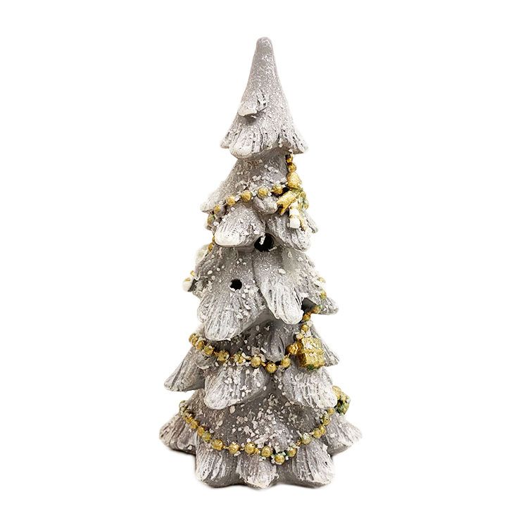 Christmas Decoration Wholesale Artificial Resin Xmas Tree Polyresin Decoration