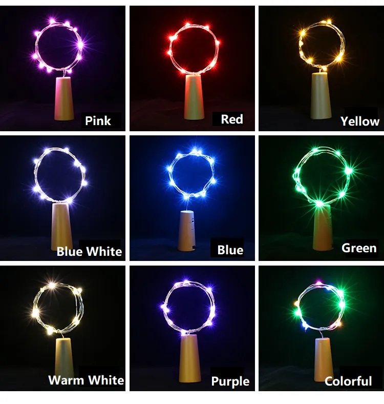 Christmas Decorative LED Wine Bottle Light LED Wine Bottle Cork Lights
