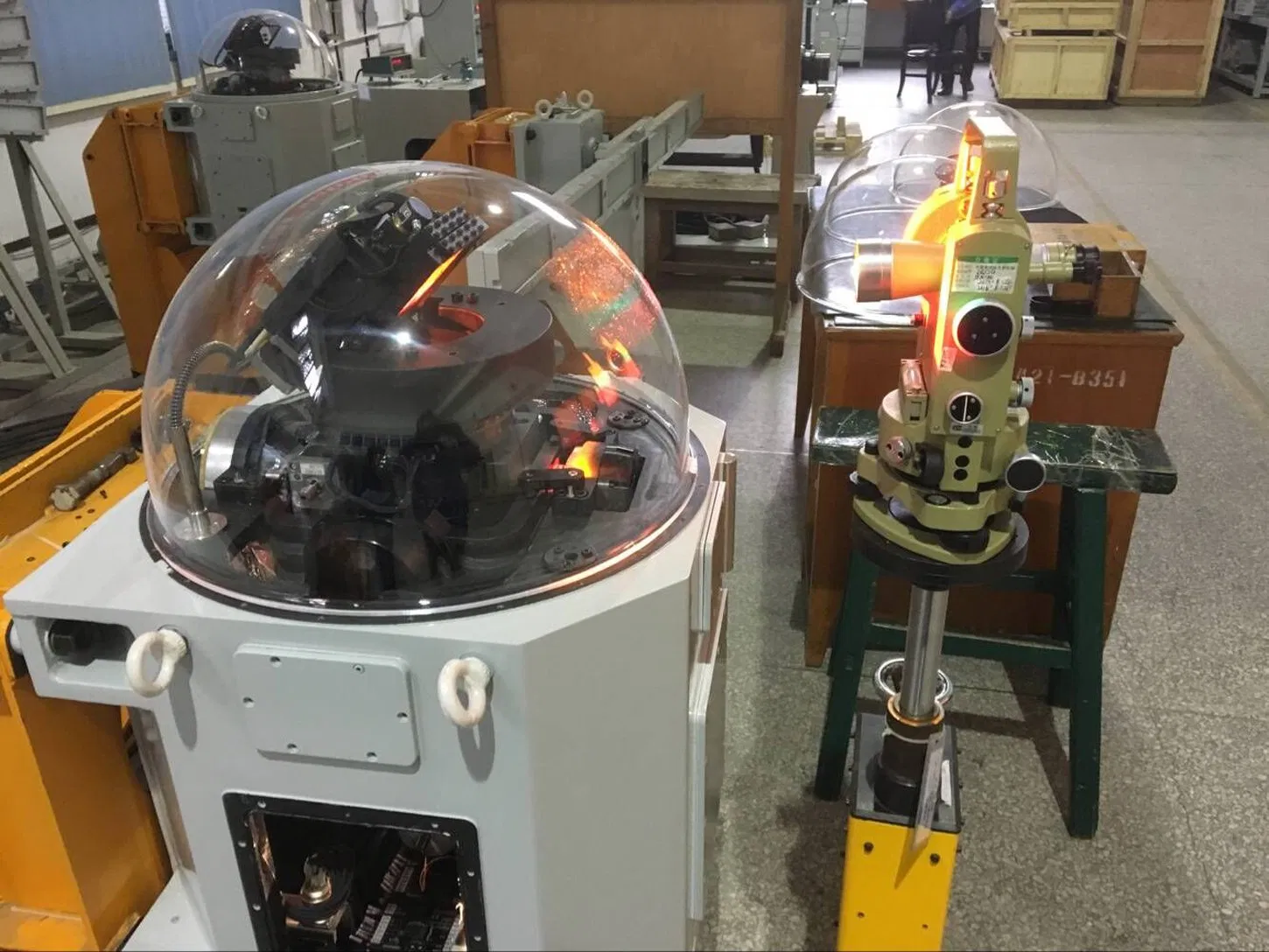 Clear Acrylic Display Semi Spheres with Flange