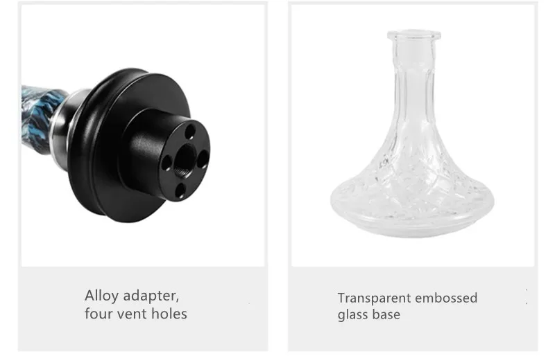 Clear Glass Bottle Shisha Bottle Glass Hookah Shisha