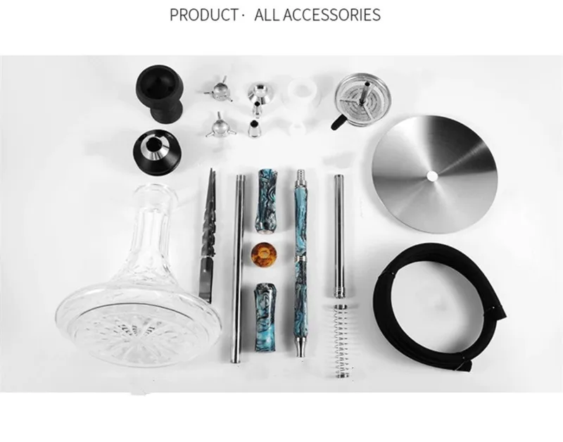 Clear Glass Bottle Shisha Bottle Glass Hookah Shisha