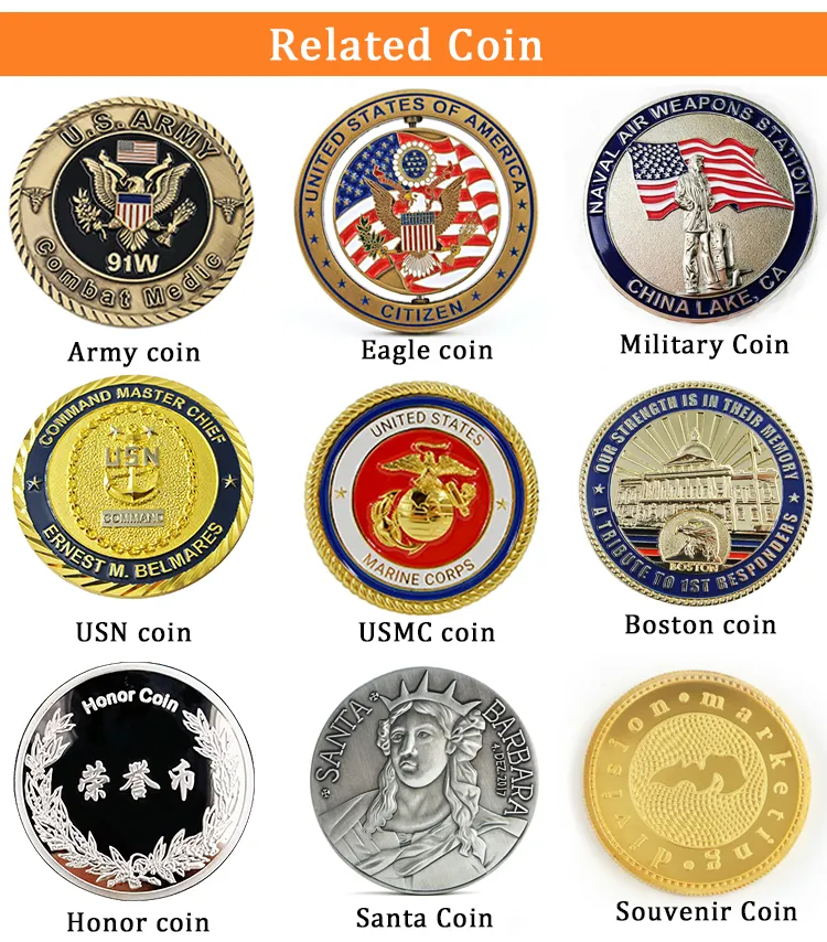 Coin Manufacturer Custom Fantasy Metal Gold Plating Coin for Sale