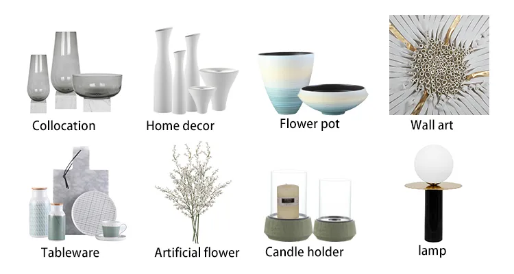 Contemporary Fluted Ribbed Textured Vase Nordic Unique Long Neck Hourglass Vase Tall Decorative Thin Tube Vase Tabletop Decor