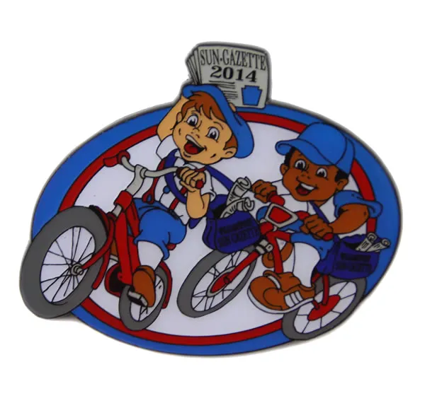 Custom Birthday Gift Souvenirs Gold Casting Metal Badge Emblem Thistle