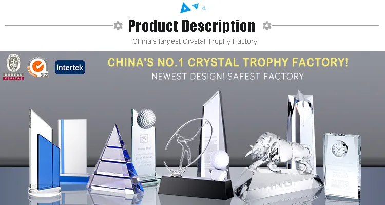 Custom Crystal Blank Cube Laser Engraved Craft Clear K9 Blank 3D Crystal Block Awards