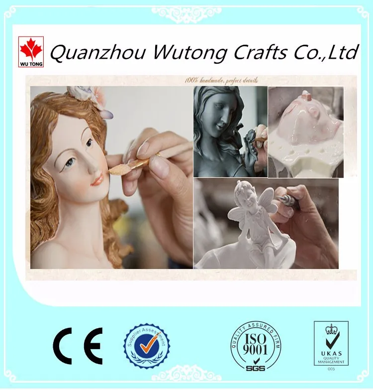 Custom Handmade Religious Series Manger Statues Resin Cartoon Nativity Figurines