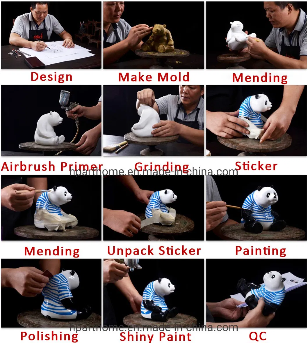 Custom High Quality Exquisite Resin Piggy Bank Money Box Statue