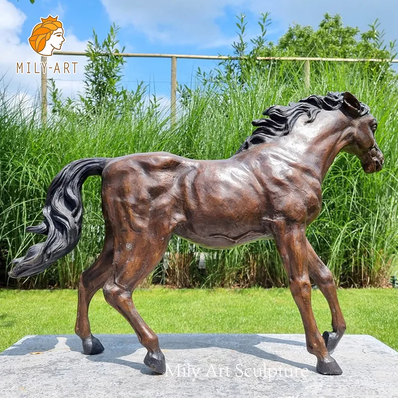 Custom Horse Bronze Sculpture for Outdoor Garden Decoration