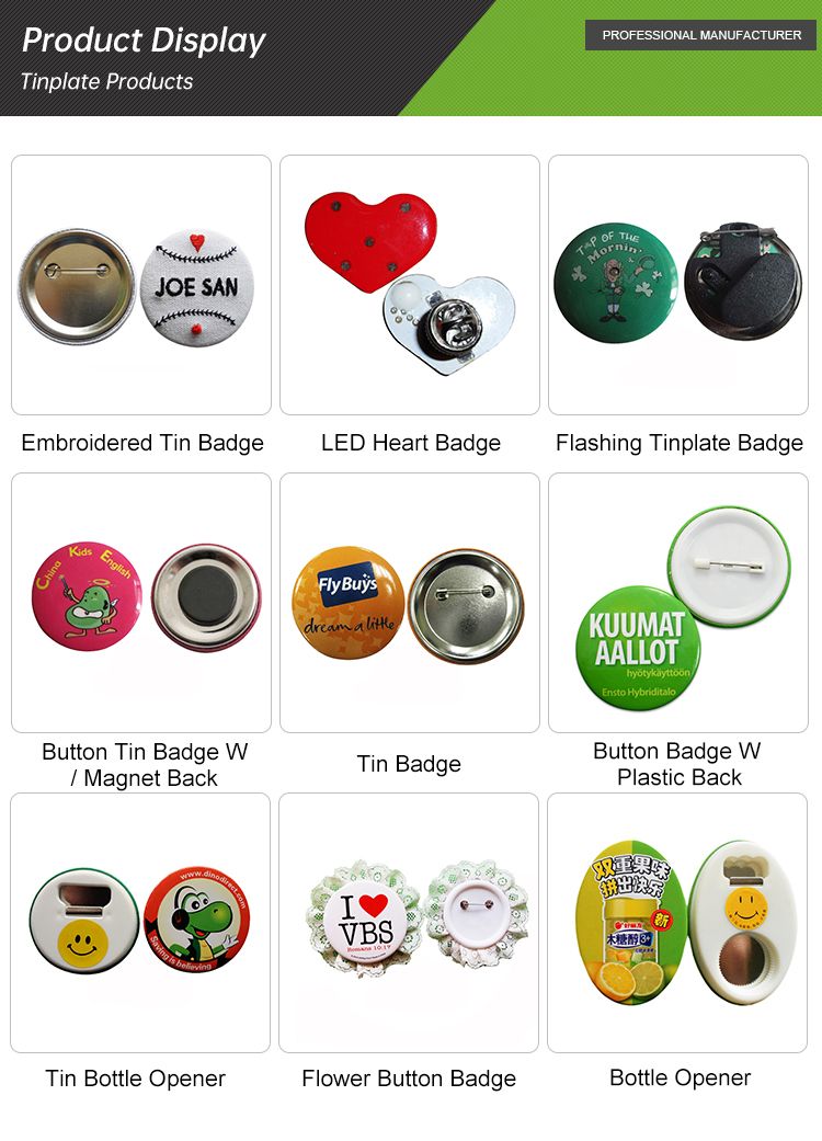 Custom Logo Pin Maker Kit Machine Keychain Parts Clear Press Assorted Acrylic Assortment Blanks Backs Bulk Button Tin Badge