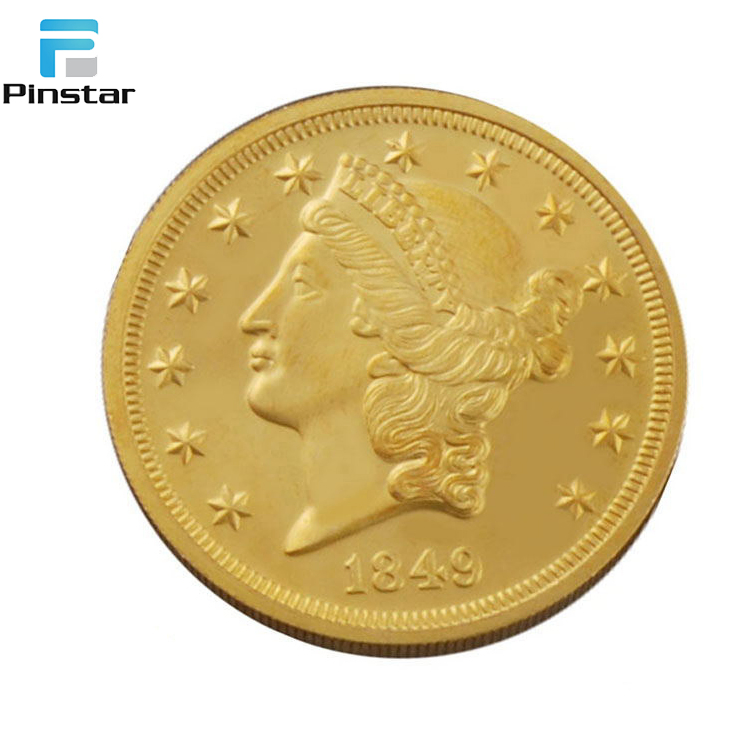 Custom Made Soft Enamel Antique Gold Plating Maple Leaf Replica Coin