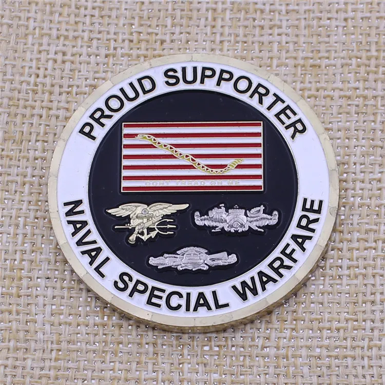 Custom Metal Naval Special Warfare Challenge Coin/Millitary Coin
