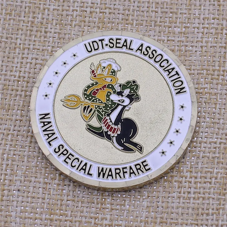 Custom Metal Naval Special Warfare Challenge Coin/Millitary Coin