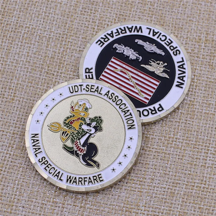 Custom Metal Naval Special Warfare Challenge Coin/Millitary Coin