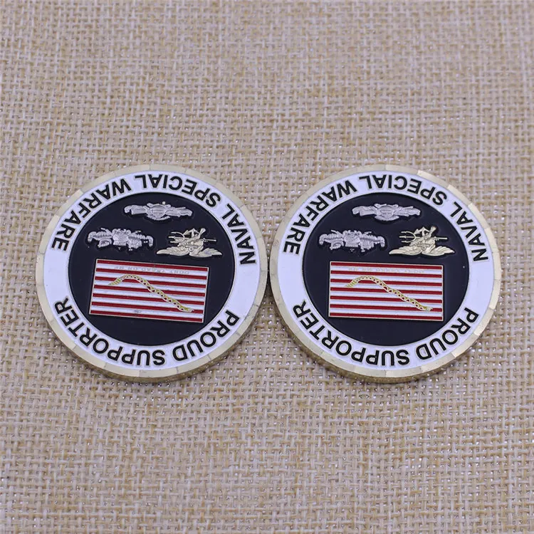 Custom Promotion Metal Naval Special Warfare Challengev Millitary Coin