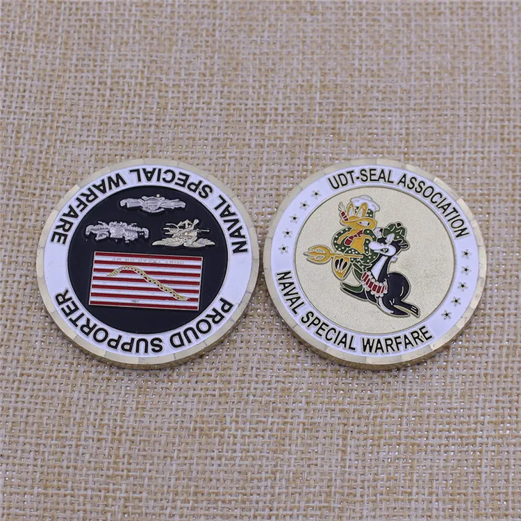 Custom Promotion Metal Naval Special Warfare Challengev Millitary Coin
