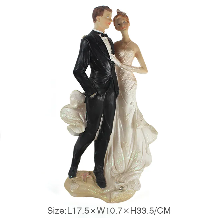 Custom Resin Bride and Groom Wedding Figurines