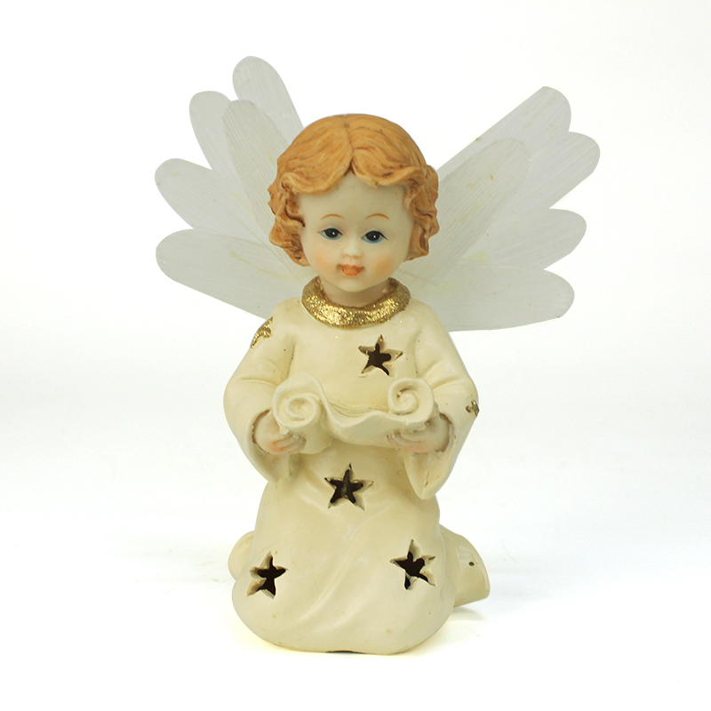 Custom Resin Flute-Playing Angel Figurine