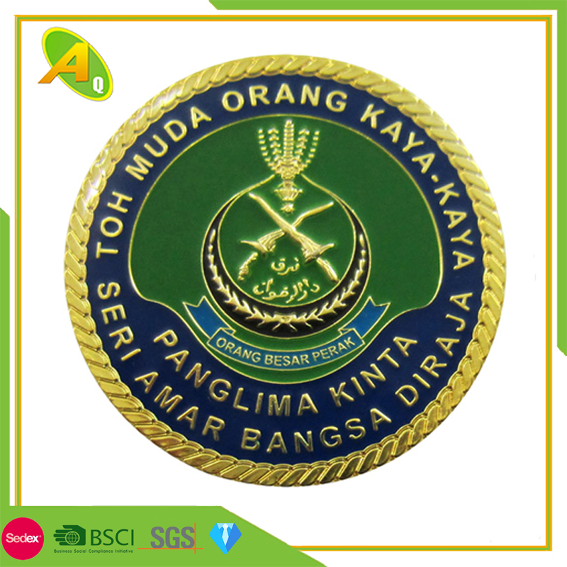 Custom Wholesale Souvenir Military Navy Police Metal Challenge Coin Manufacturer (coin-123)