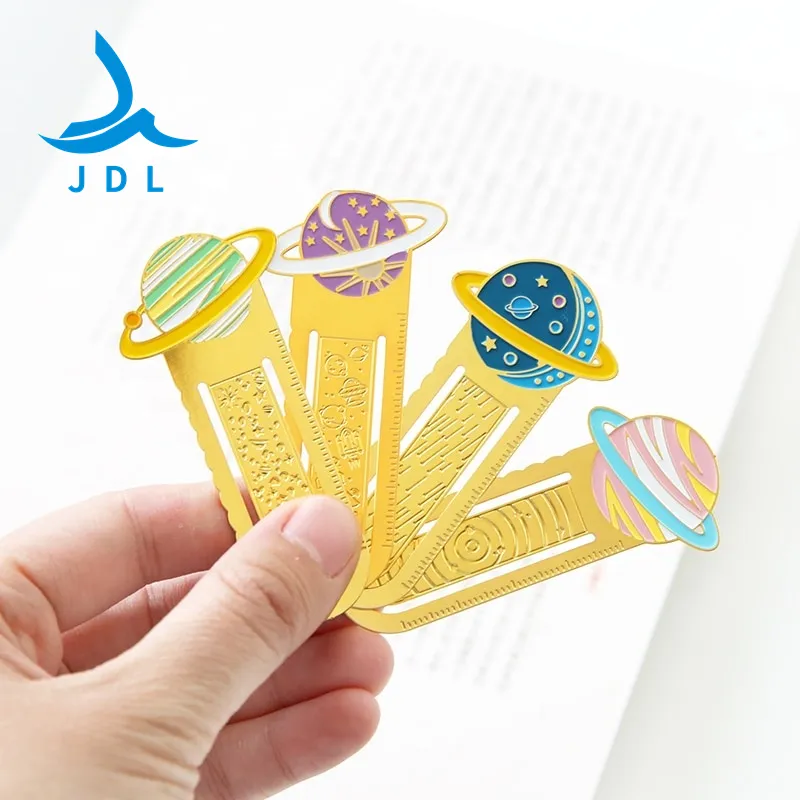 Custom Zinc Alloy Fashion Office Accessories Note Metal Bookmark for Promotional Gift