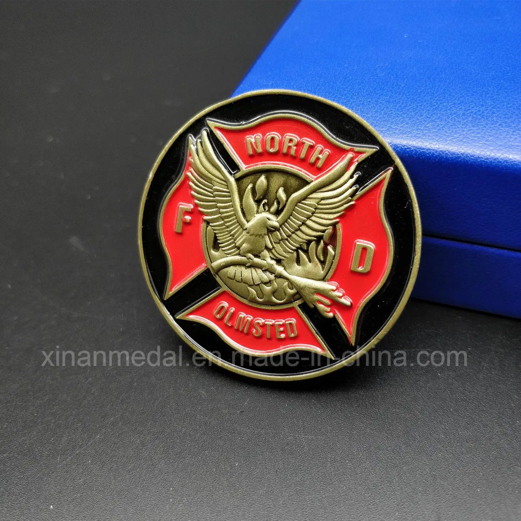 Custom Zinc Alloy Metal Hard Enamel Coins