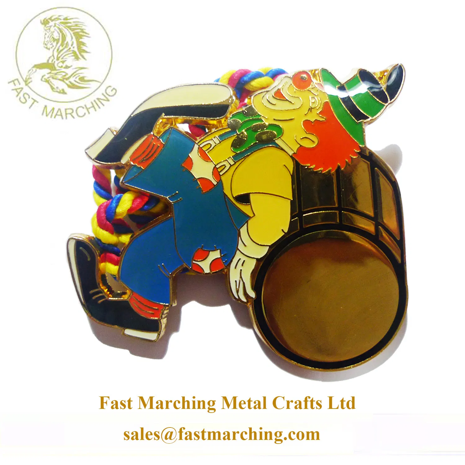 Customized Best Quality Made Kid Finisher Medal USA Metal Medallion